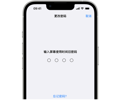 沙田镇iPhone屏幕维修分享iPhone屏幕使用时间密码忘记了怎么办 