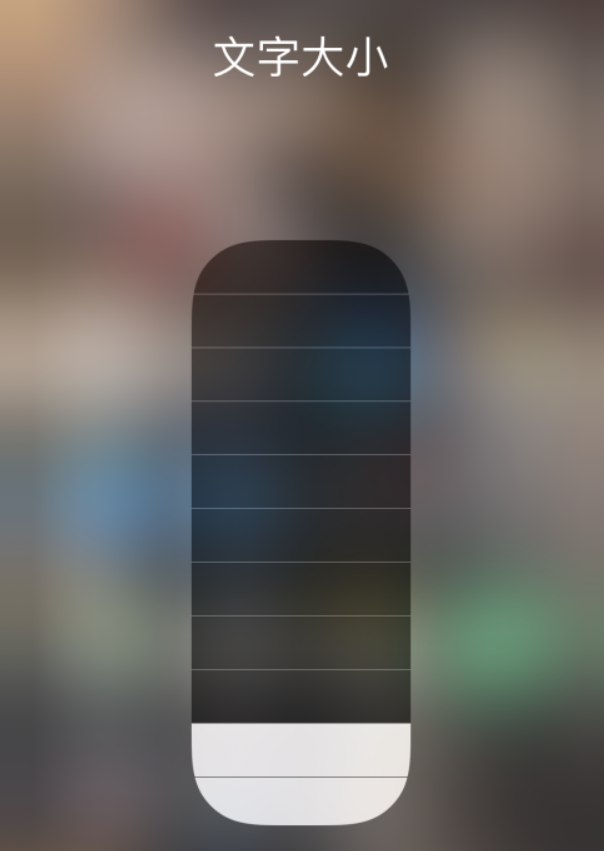 沙田镇苹果手机维修分享小技巧：在 iPhone 控制中心快速调节字体大小 